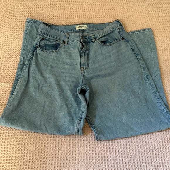 Abercrombie & Fitch The Ultra Loose Low Rise Jeans Size 29/8 - Picture 5 of 10